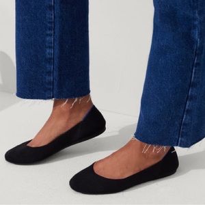 Rothy’s The Square Toe Slip On Knit Flats Shoes Sz 6